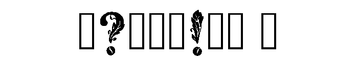 Geoph Regular Font OTHER CHARS