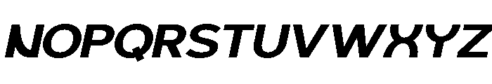 Geophy Bold Italic Font UPPERCASE