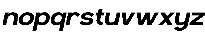 Geophy Bold Italic Font LOWERCASE