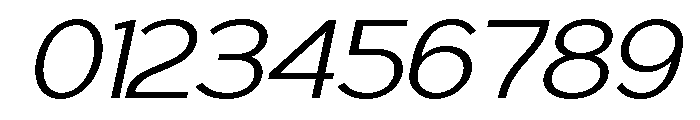 Geophy Light Italic Font OTHER CHARS