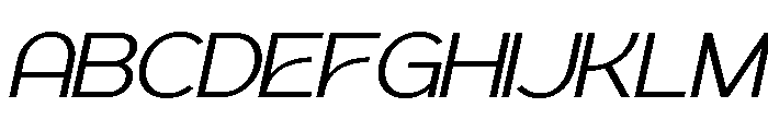 Geophy Light Italic Font UPPERCASE