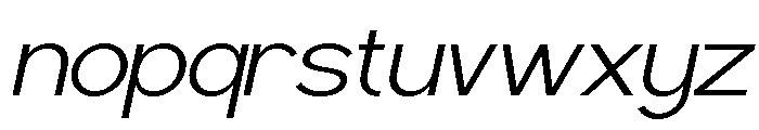 Geophy Light Italic Font LOWERCASE