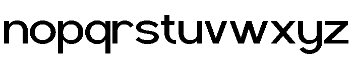 Geophy Medium Font LOWERCASE