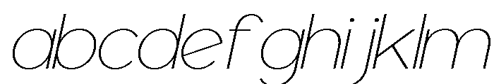 Geophy Thin Italic FONT
