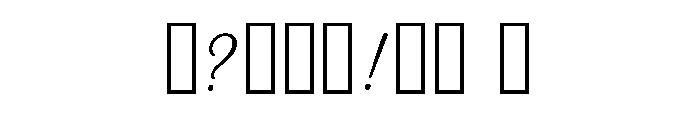 Georg Regular Font OTHER CHARS
