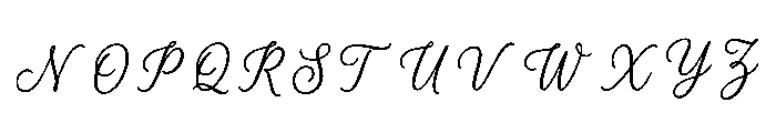 Georg Regular Font UPPERCASE
