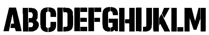 George Town Regular Font UPPERCASE