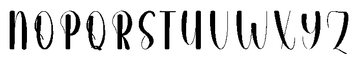 Georgeous Signature Font UPPERCASE