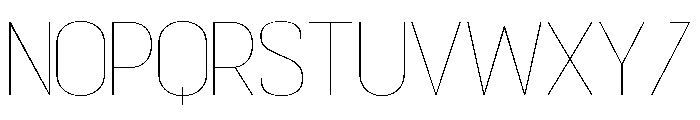Georgette Thin Font UPPERCASE