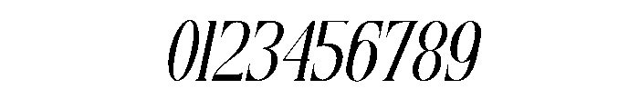 Georgia Praline Serif Italic Font OTHER CHARS