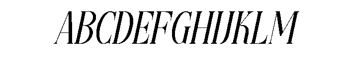 Georgia Praline Serif Italic Font UPPERCASE