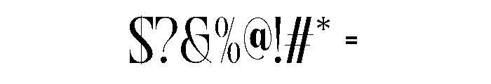 Georgia Praline Serif Regular Font OTHER CHARS