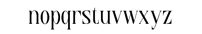 Georgia Praline Serif Regular Font LOWERCASE