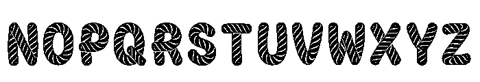 Georgia Regular Font UPPERCASE