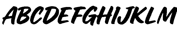 Georgia culture Font UPPERCASE