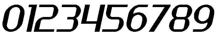 Geotouch Italic Font OTHER CHARS