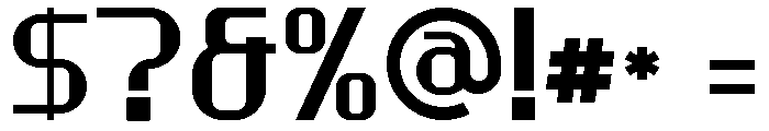Geotouch Font OTHER CHARS