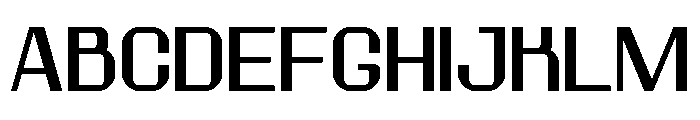 Geotouch Font UPPERCASE