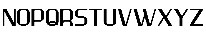 Geotouch Font UPPERCASE