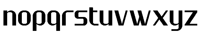 Geotouch Font LOWERCASE