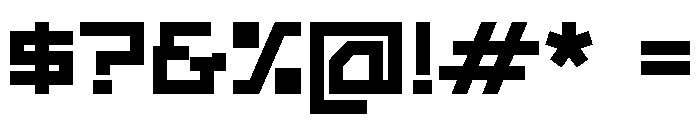 Gerank Semibold Font OTHER CHARS
