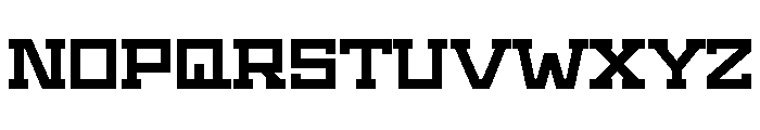 Gerank Semibold Font UPPERCASE
