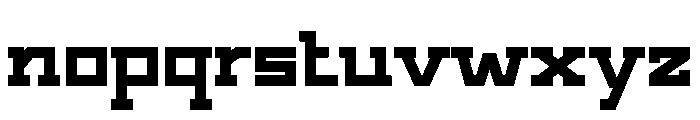 Gerank Semibold Font LOWERCASE