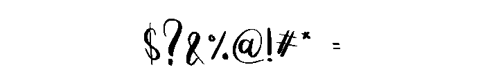 Gerbera Meredith Font OTHER CHARS