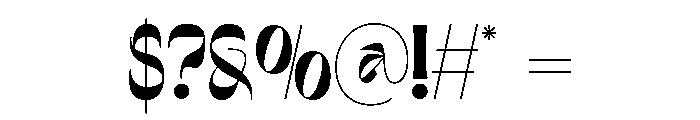 Gerdishon Regular Font OTHER CHARS