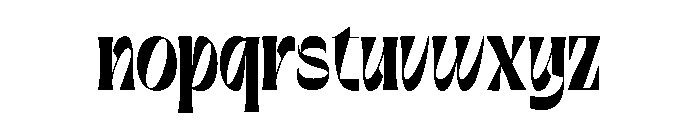 Gerdishon Regular Font LOWERCASE