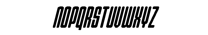 Gerebong Italic Font UPPERCASE