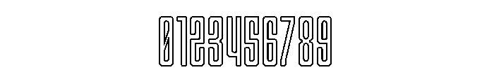 Gerebong Outline Font OTHER CHARS