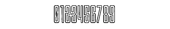 Gerebong Rough Outline Font OTHER CHARS