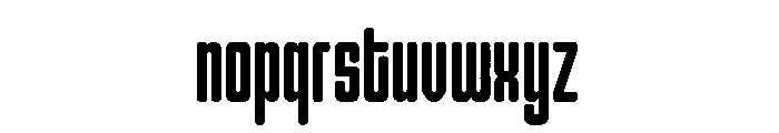 Gerebong Rough Font LOWERCASE