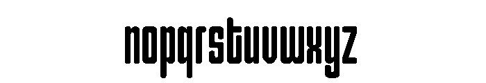 Gerebong Font LOWERCASE