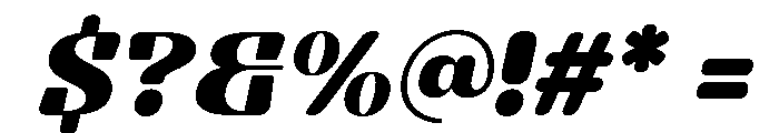 Gerhil Italic Font OTHER CHARS