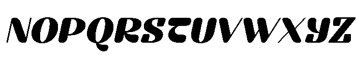 Gerhil Italic Font UPPERCASE