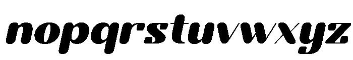 Gerhil Italic Font LOWERCASE