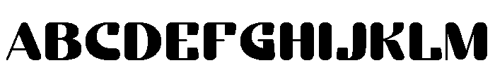 Gerhil Regular Font UPPERCASE