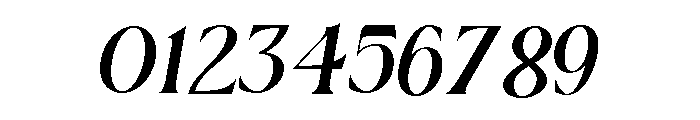 Gerhion Italic Font OTHER CHARS
