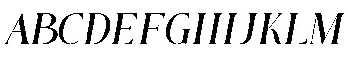 Gerhion Italic Font UPPERCASE