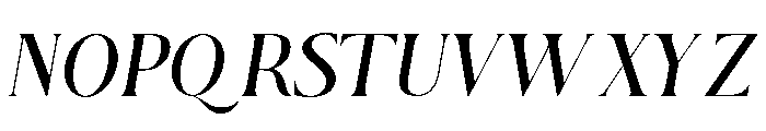Gerhion Italic Font UPPERCASE