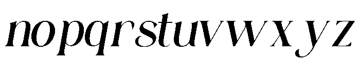 Gerhion Italic Font LOWERCASE