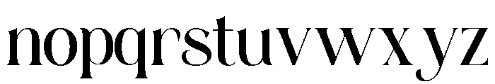 Gerhion Regular Font LOWERCASE