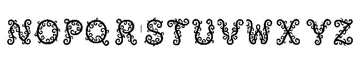 Germinate Regular Font LOWERCASE