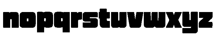 Geron Bold Font LOWERCASE