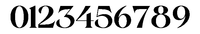 Gerstein-Bold Font OTHER CHARS