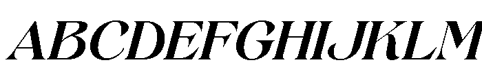 Gerstein-BoldItalic Font UPPERCASE