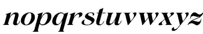 Gerstein-BoldItalic Font LOWERCASE