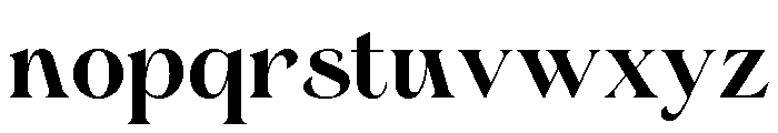 Gerstein-Bold Font LOWERCASE